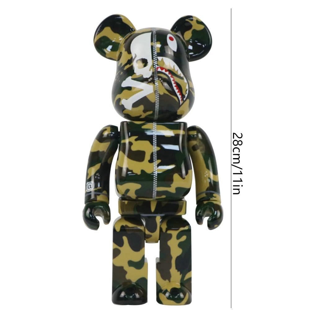 Medicom BE@RBRICK BAPE︎ CAMO SHARK GOLD 1000% Toy BE@RBRICK BAPE
